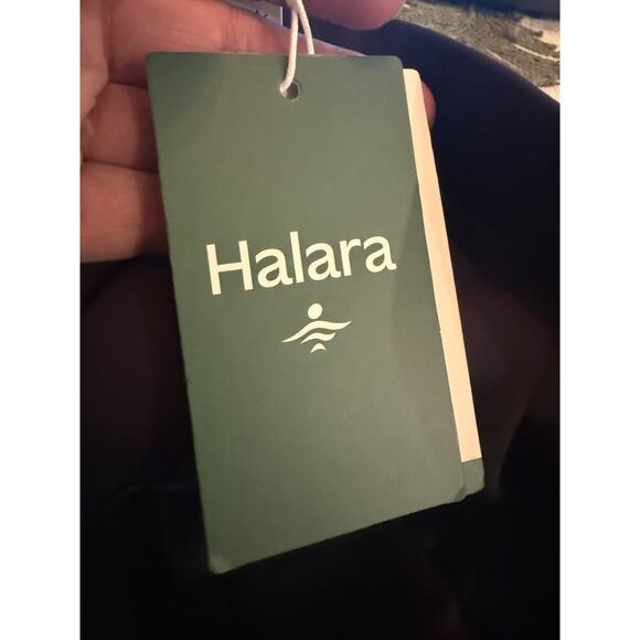 Halara HaloTek Air Petite Wide Leg Pants Women’s Size L Petite Black NWT - Picture 7 of 8